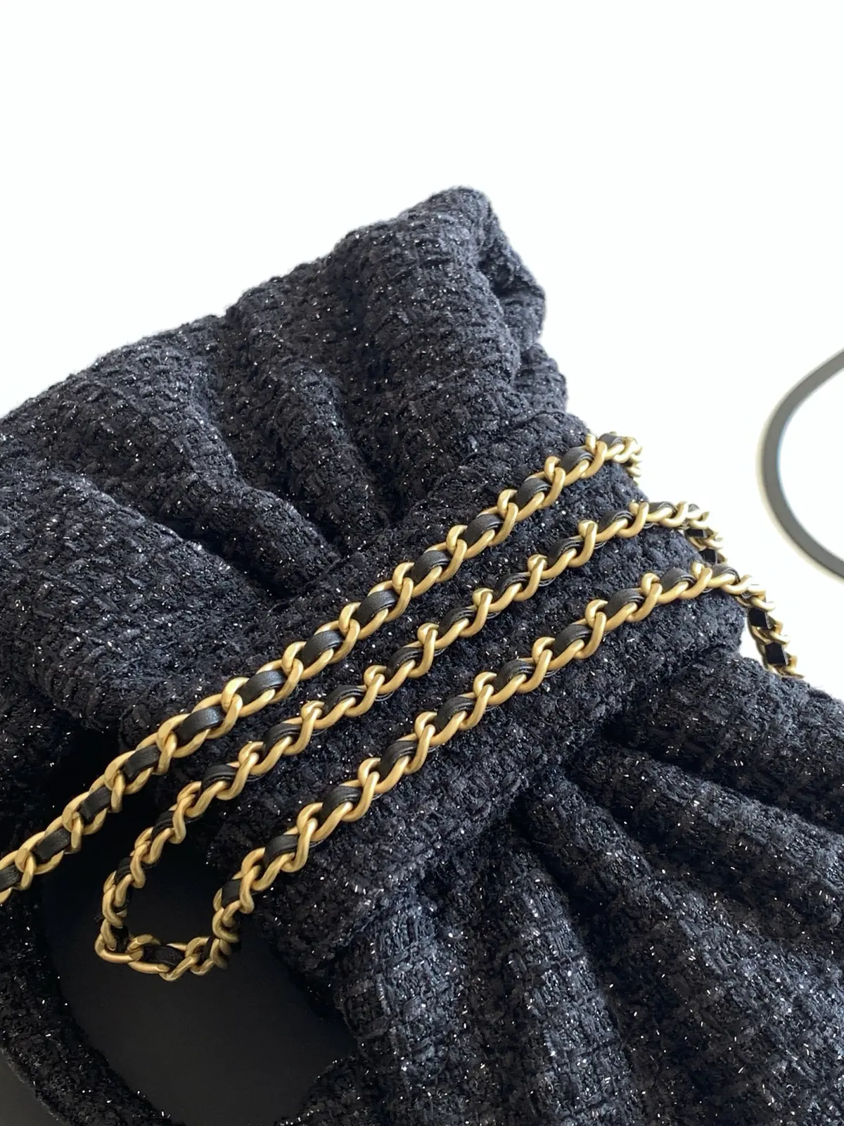 Chanel Style Denim Chain Bag Bags Chain Bag detail image 7 from source 765812