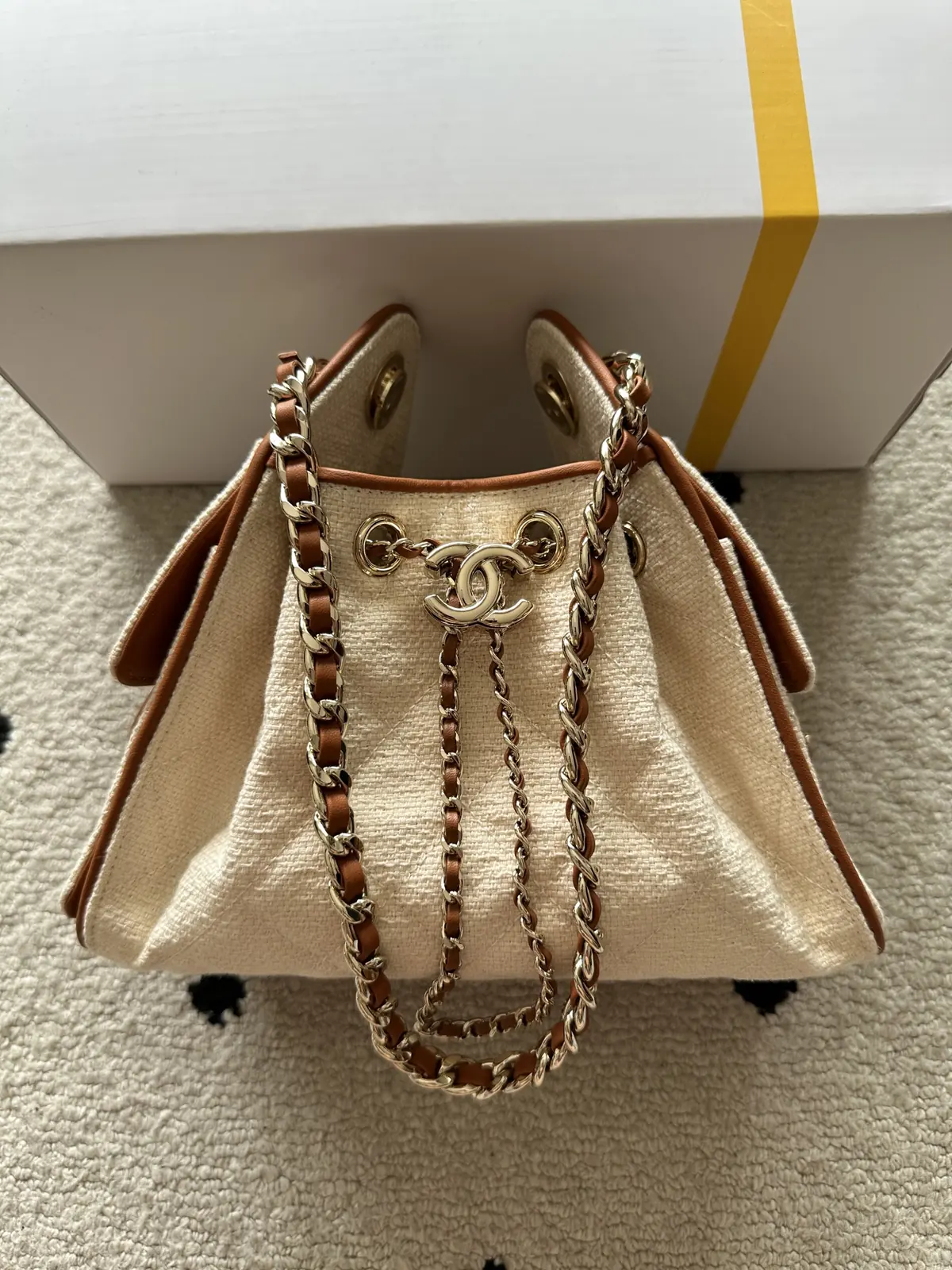 Chanel Style Gold Leather Bags Lookbook Reference image 1