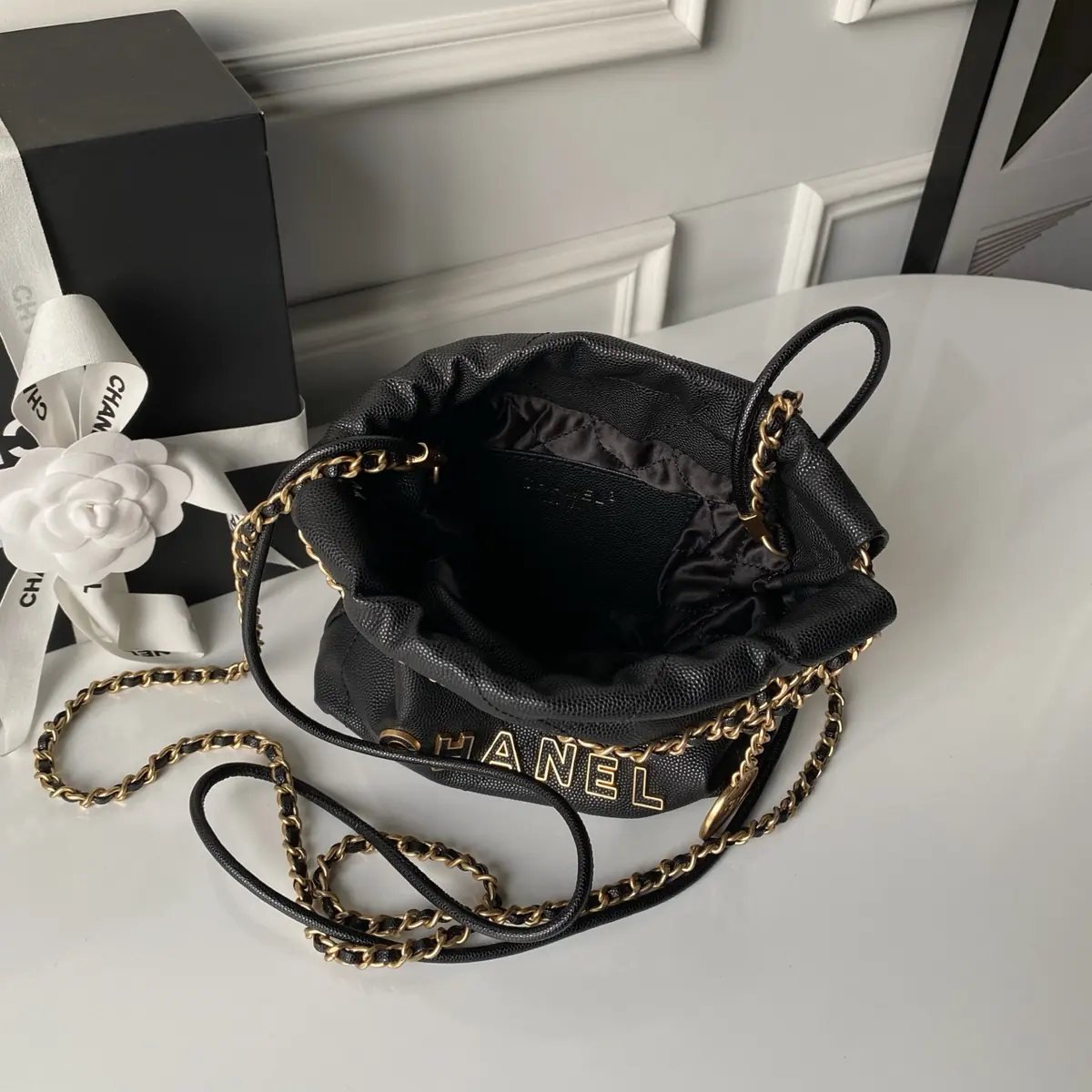 Chanel Style Leather Bag Bags Bag detail image 7 from source 764367