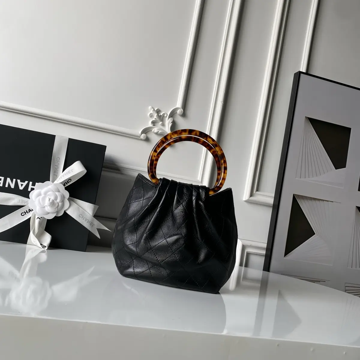 Chanel Style Leather Bag Bags Bag detail image 2 from source 764379