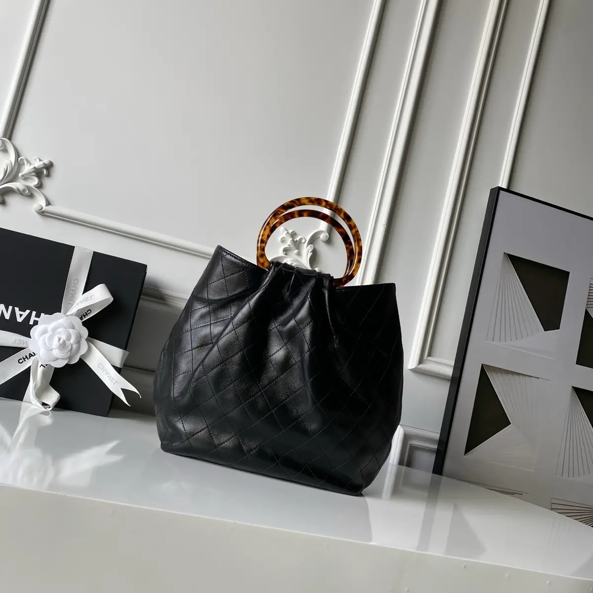 Chanel Style Leather Bag Bags Bag detail image 2 from source 764383