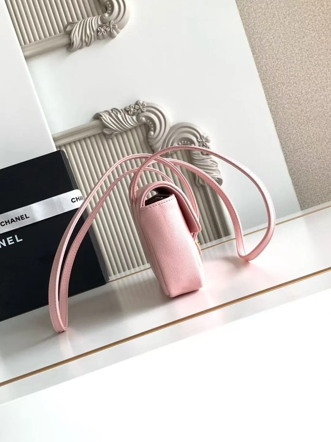 Chanel Style Leather Card Holder Lookbook Reference image 4
