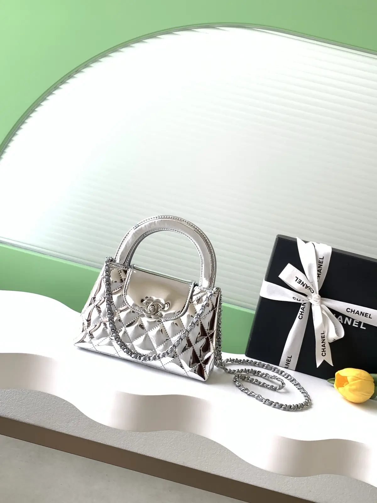 Chanel Style Leather Chain Bag Bags Chain Bag detail image 1 from source 764339