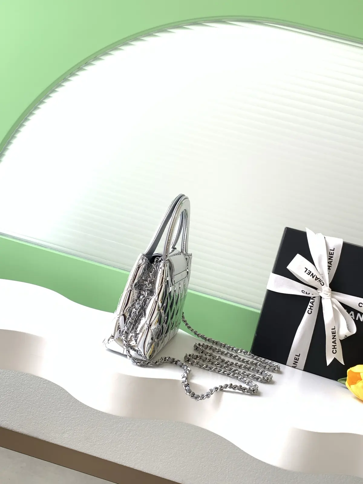 Chanel Style Leather Chain Bag Bags Chain Bag detail image 2 from source 764339