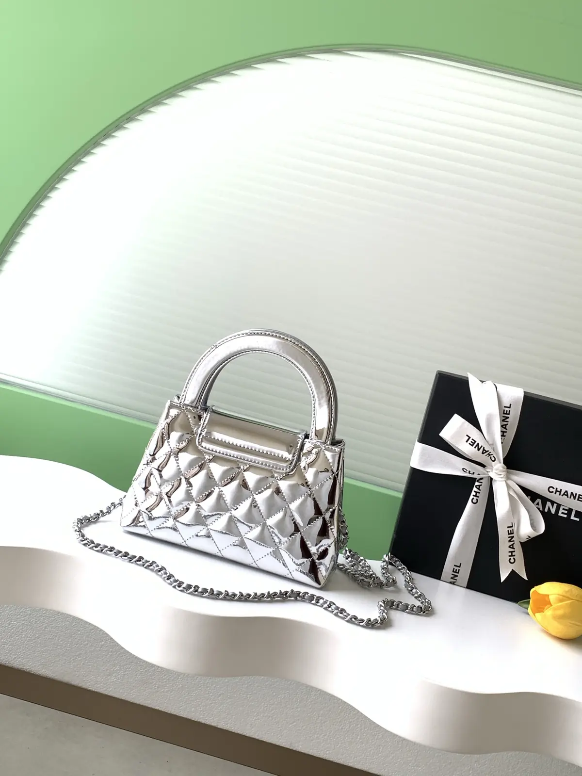 Chanel Style Leather Chain Bag Bags Chain Bag detail image 3 from source 764339