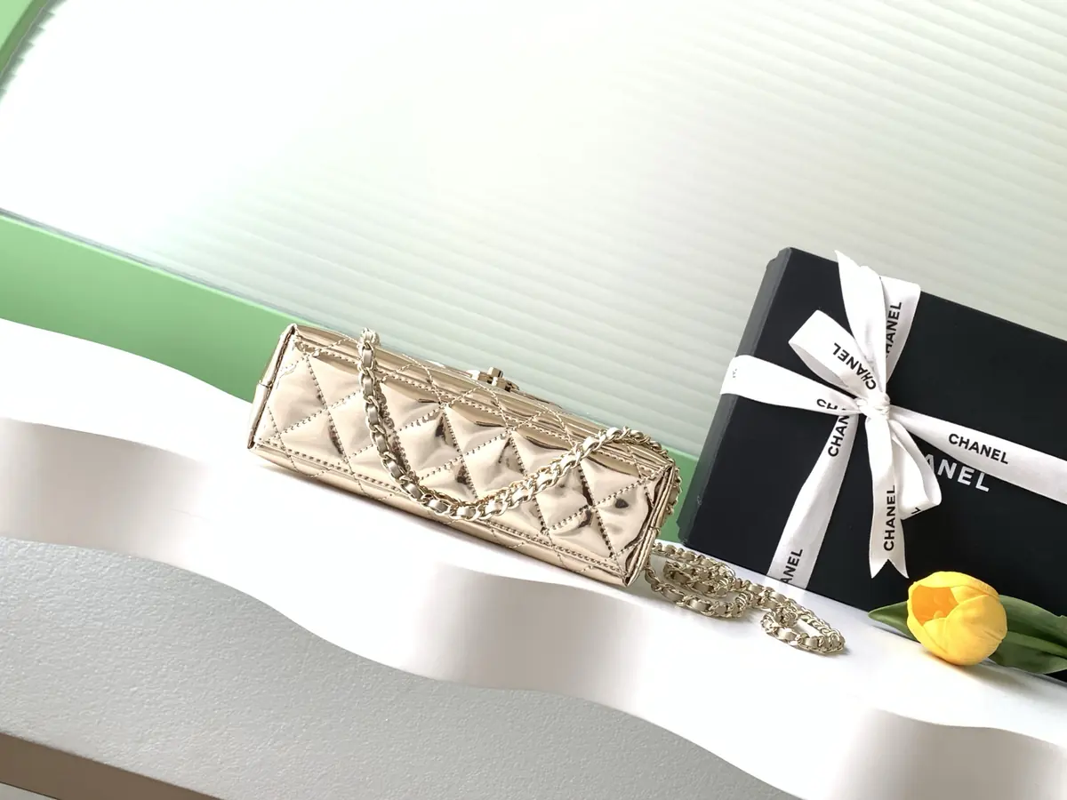 Chanel Style Leather Chain Bag Bags Chain Bag detail image 4 from source 764340
