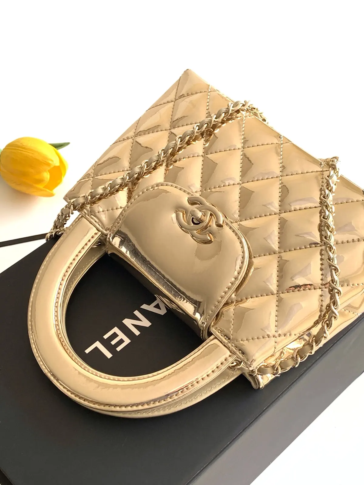 Chanel Style Leather Chain Bag Bags Chain Bag detail image 5 from source 764340