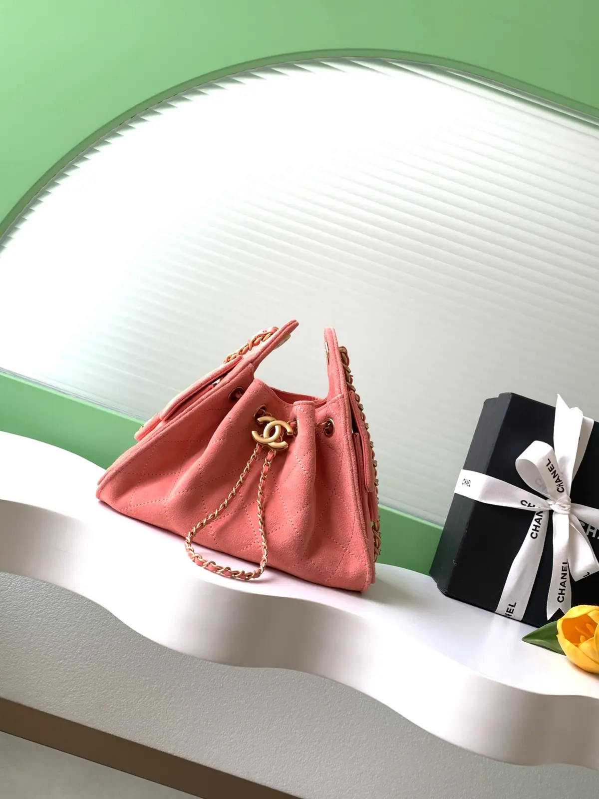 Chanel Style Leather Chain Bag Lookbook Reference image 1