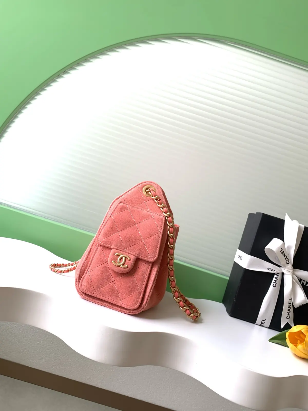 Chanel Style Leather Chain Bag Lookbook Reference image 2