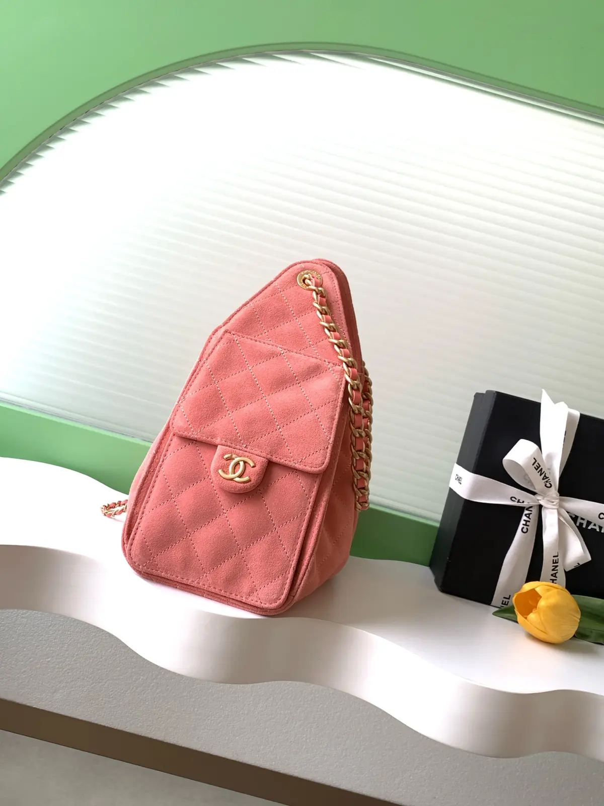 Chanel Style Leather Chain Bag Lookbook Reference image 2