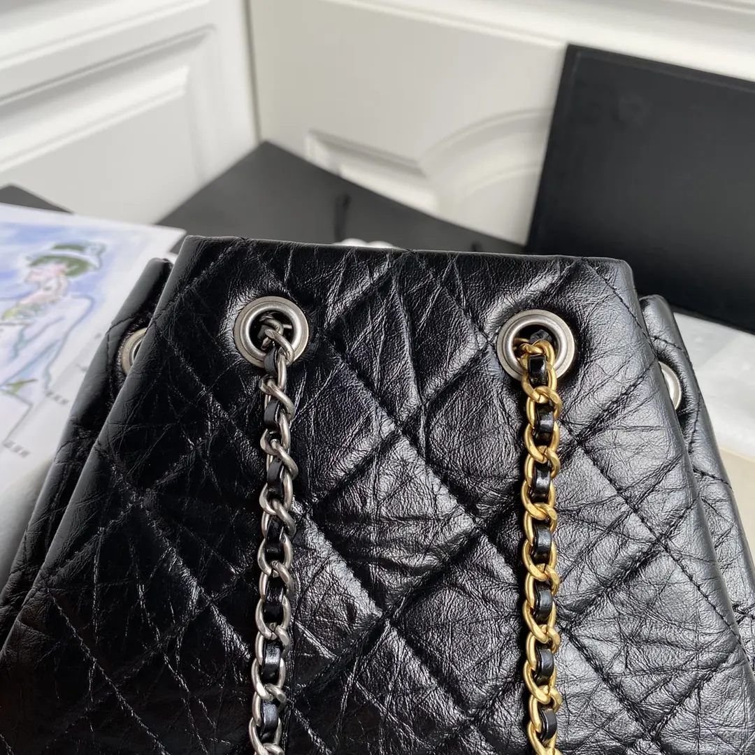 Chanel Style Leather Chain Bag Lookbook Reference image 6