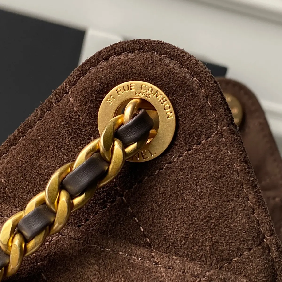 Chanel Style Leather Hobo Bag Bags Hobo Bag detail image 5 from source 764341