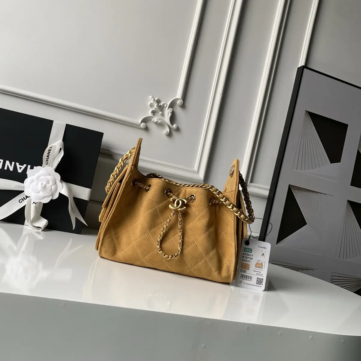 Chanel Style Leather Hobo Bag Bags Hobo Bag detail image 1 from source 764342