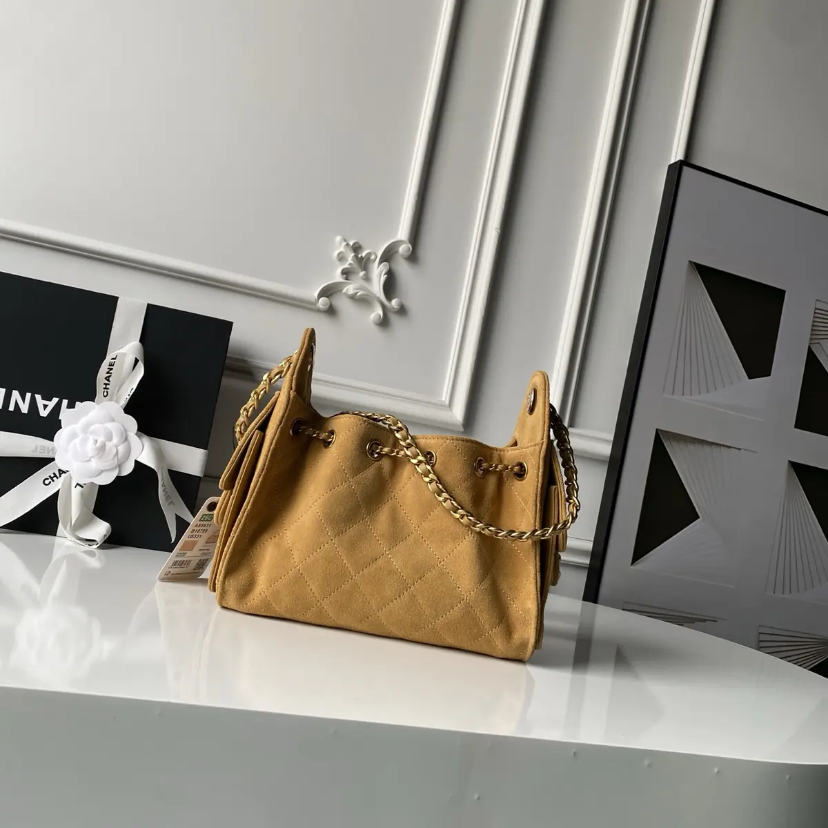 Chanel Style Leather Hobo Bag Bags Hobo Bag detail image 2 from source 764342