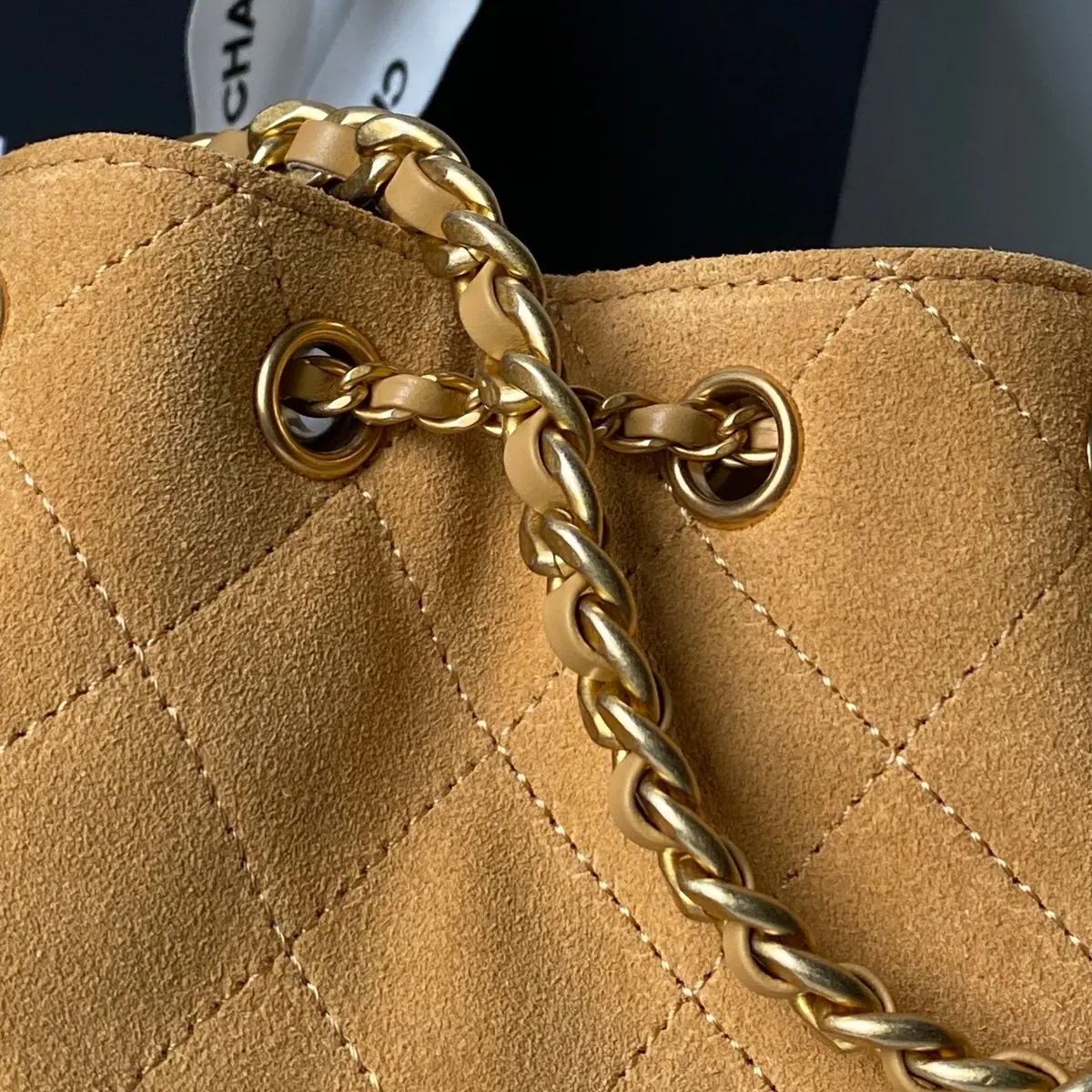 Chanel Style Leather Hobo Bag Bags Hobo Bag detail image 4 from source 764342