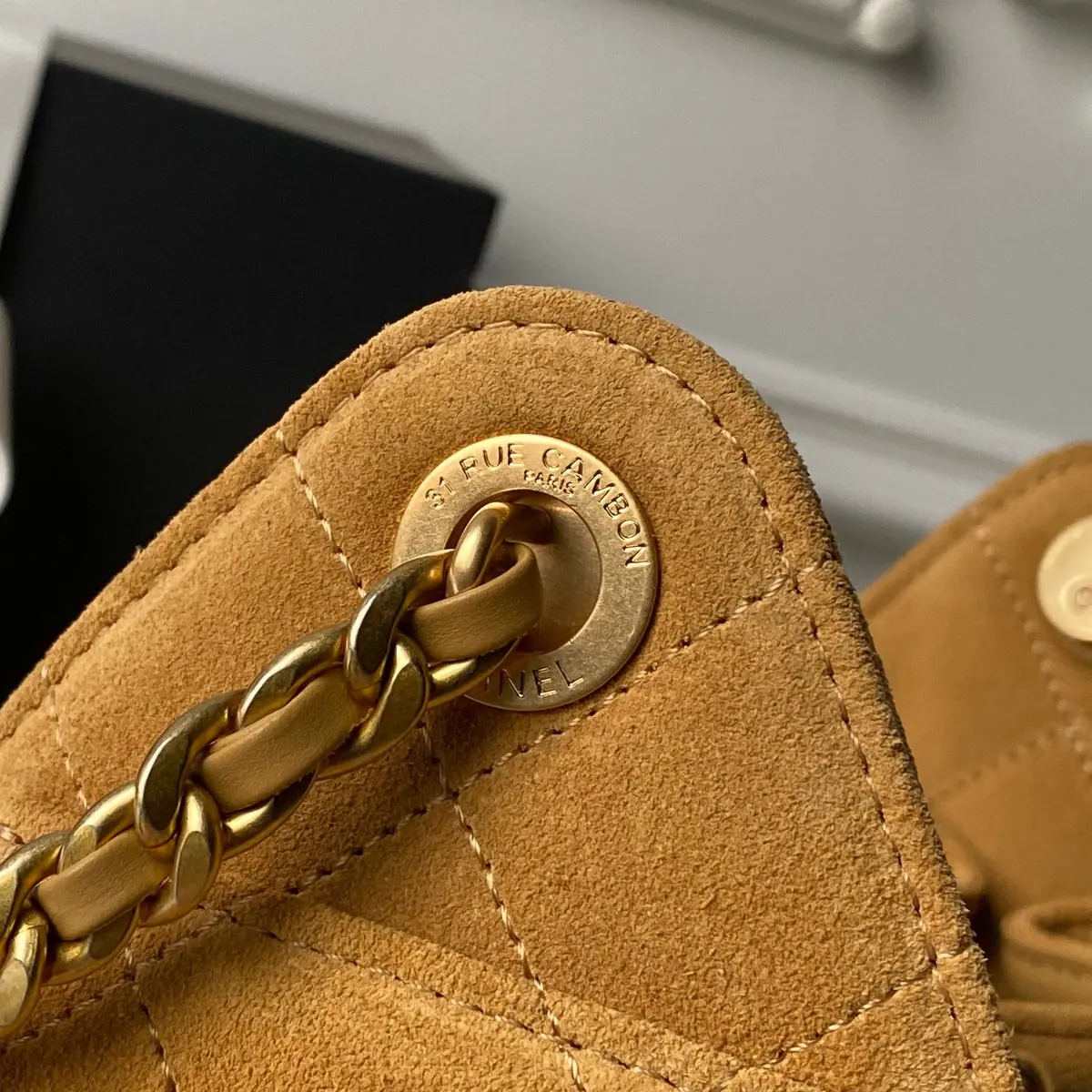 Chanel Style Leather Hobo Bag Bags Hobo Bag detail image 6 from source 764342