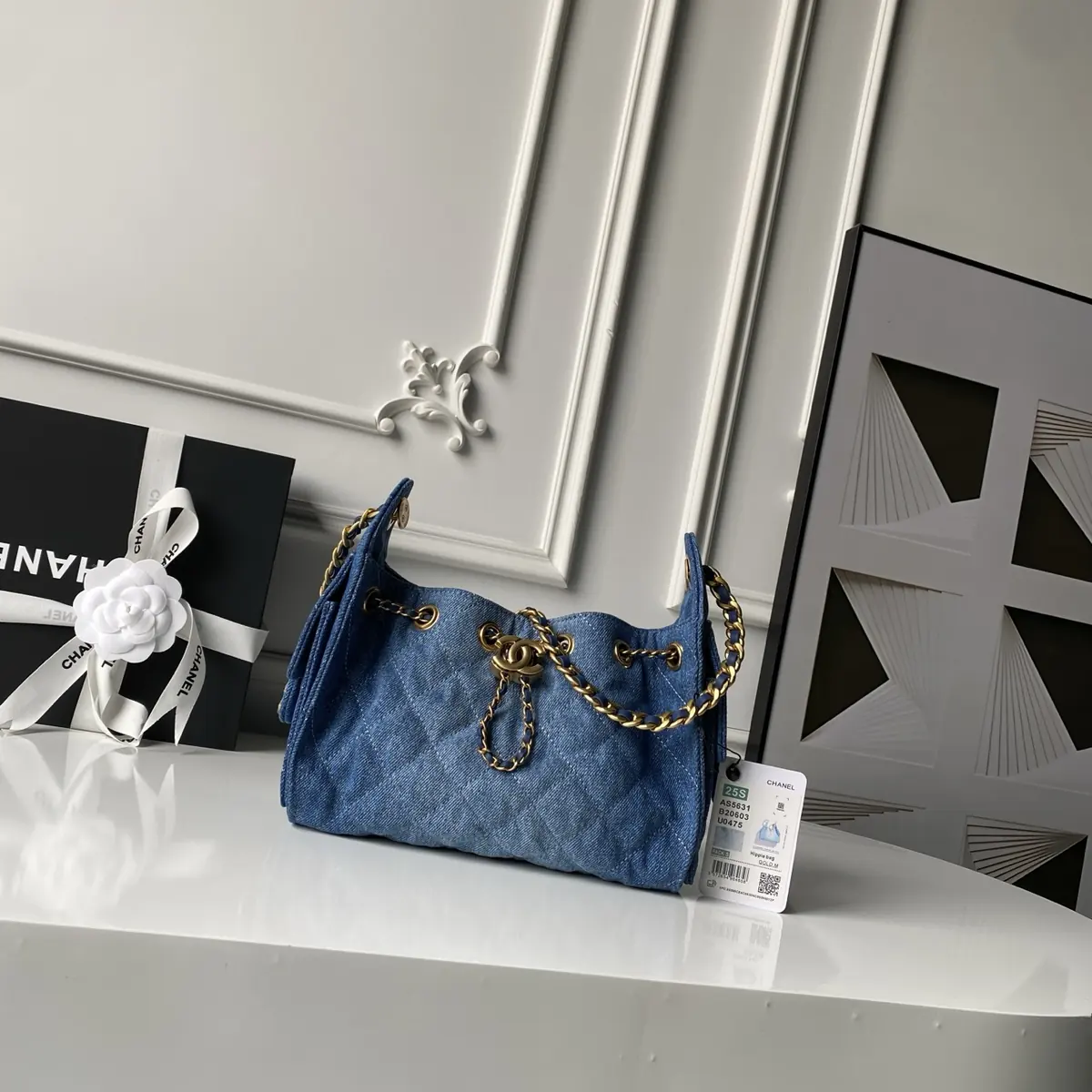 Chanel Style Leather Hobo Bag Bags Hobo Bag detail image 1 from source 764343