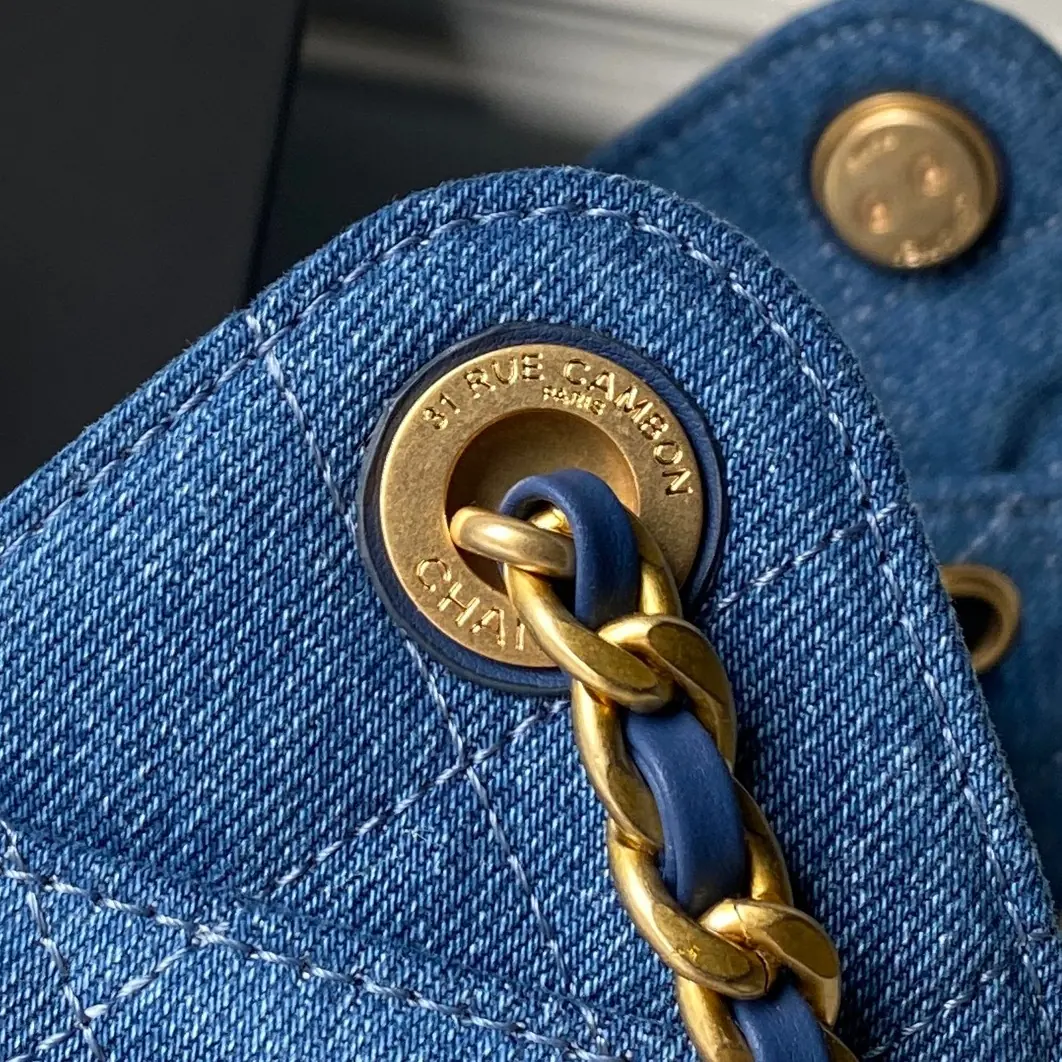 Chanel Style Leather Hobo Bag Bags Hobo Bag detail image 6 from source 764343