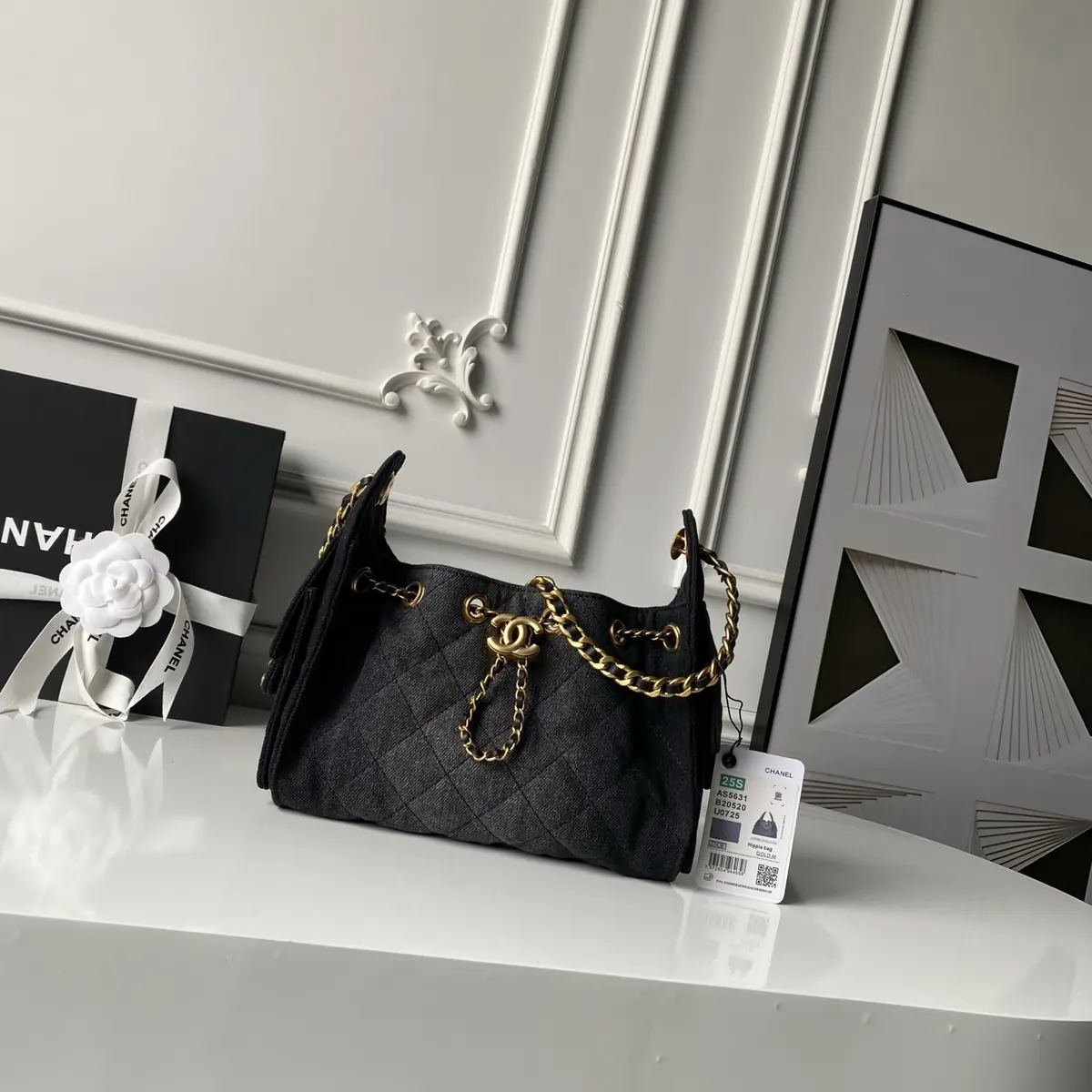 Chanel Style Leather Hobo Bag Bags Hobo Bag detail image 1 from source 764344