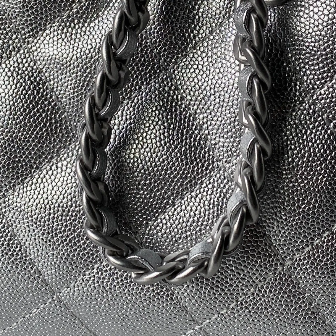 Chanel Style Leather Hobo Bag Bags Hobo Bag detail image 6 from source 764346
