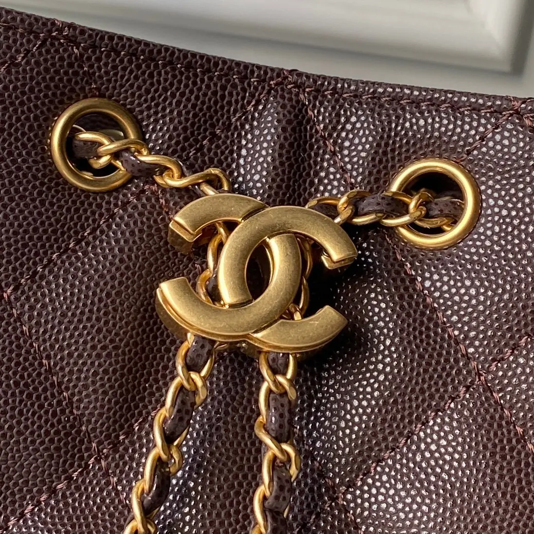Chanel Style Leather Hobo Bag Bags Hobo Bag detail image 3 from source 764348