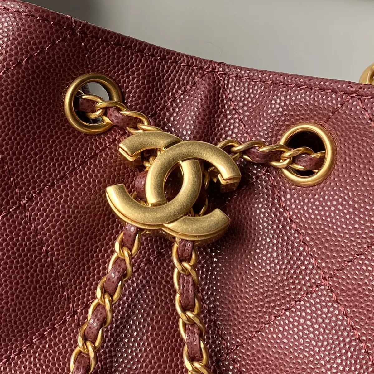 Chanel Style Leather Hobo Bag Bags Hobo Bag detail image 3 from source 764349