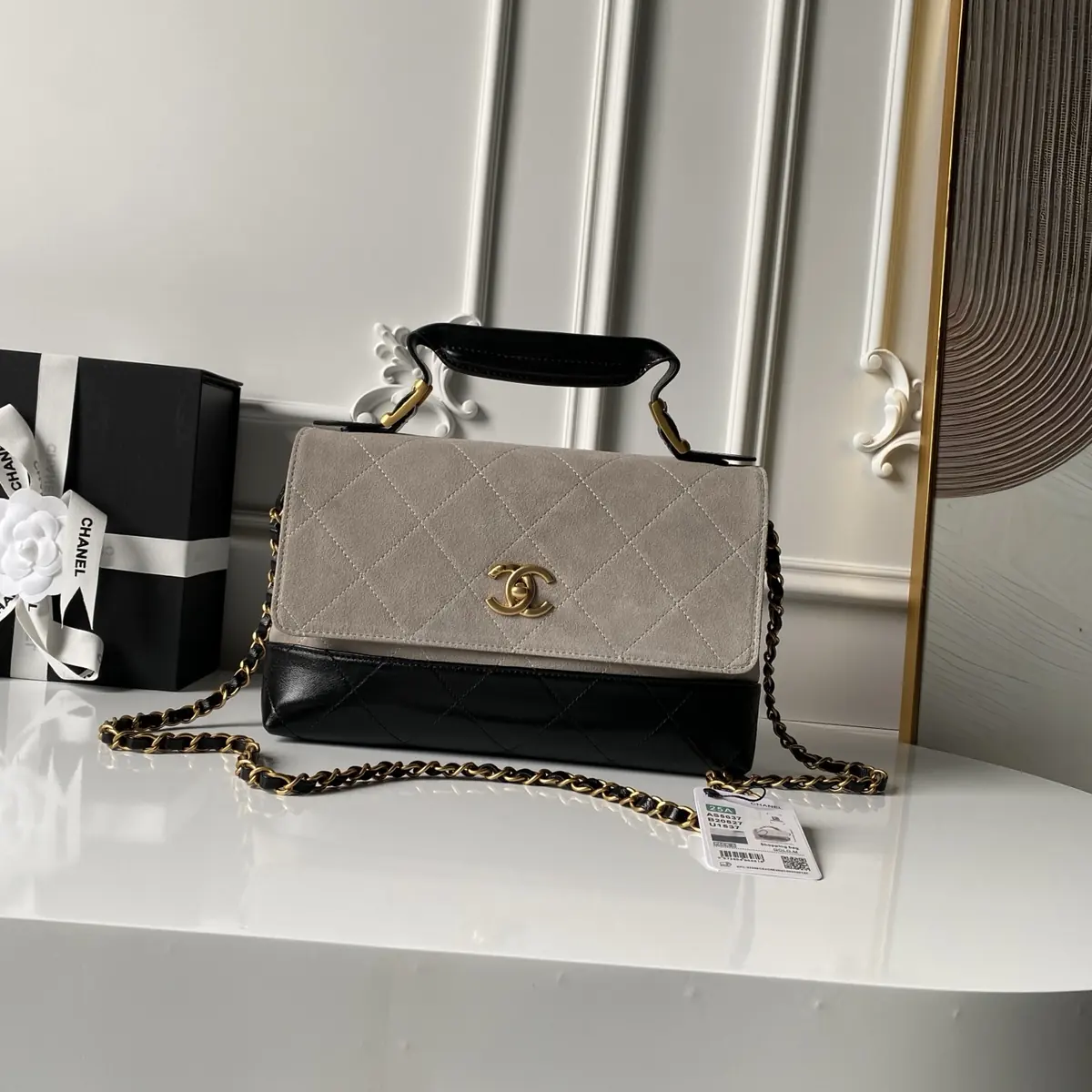 Chanel Style Leather Hobo Bag Bags Hobo Bag detail image 1 from source 764372
