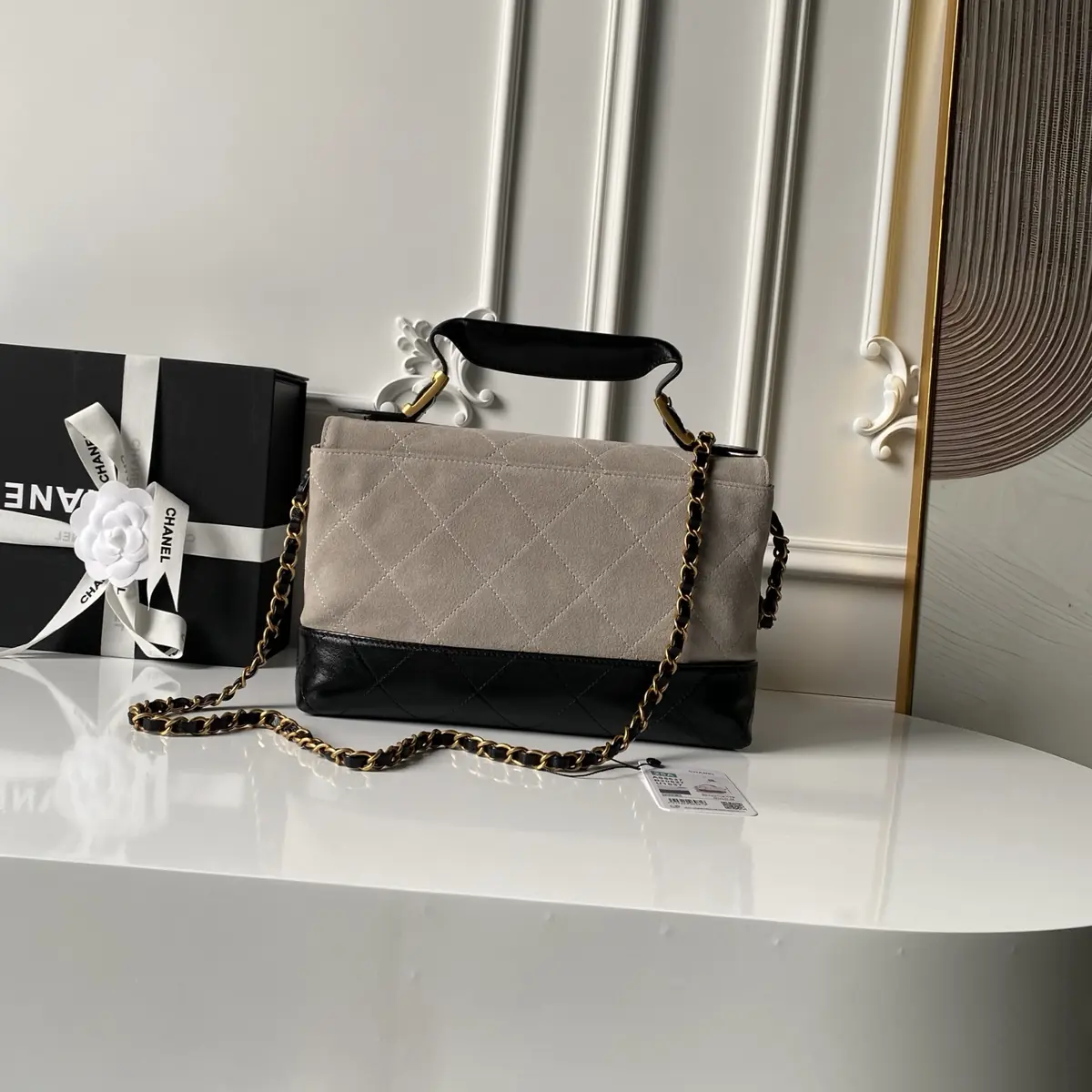Chanel Style Leather Hobo Bag Bags Hobo Bag detail image 2 from source 764372