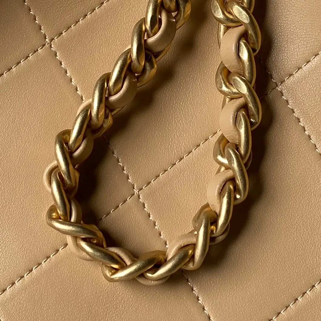 Chanel Style Leather Hobo Bag Bags Hobo Bag detail image 4 from source 764374