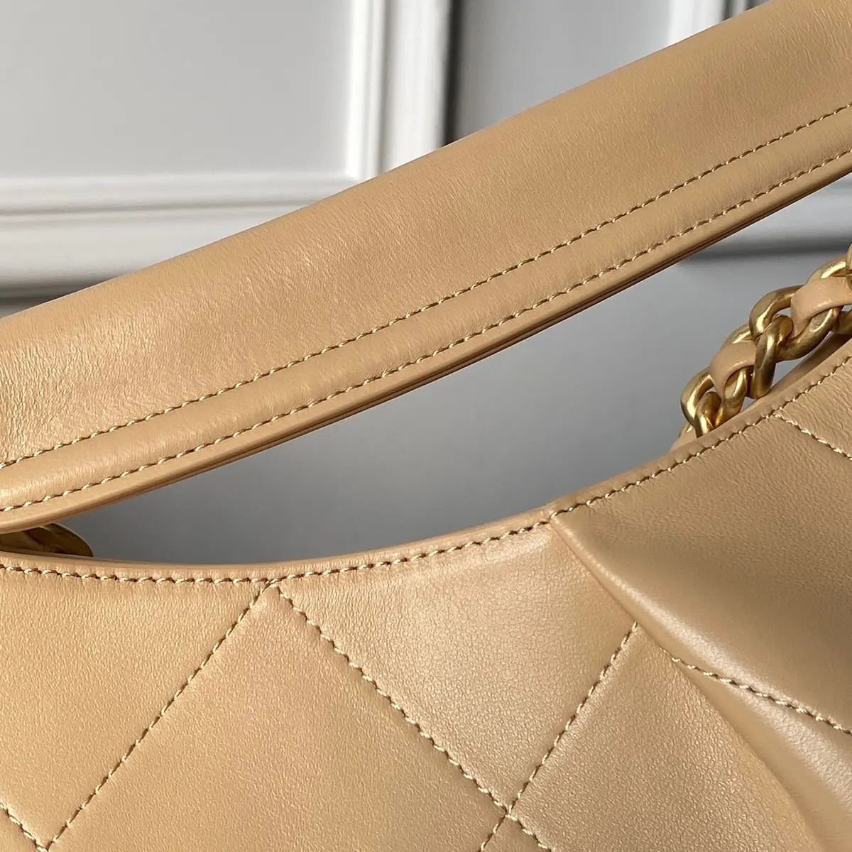 Chanel Style Leather Hobo Bag Bags Hobo Bag detail image 8 from source 764374
