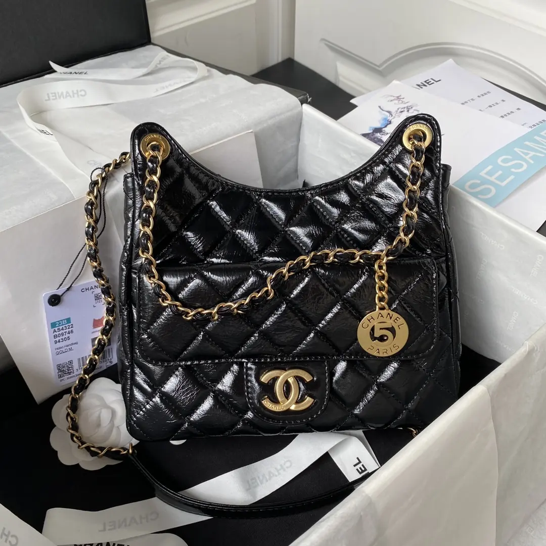 Chanel Style Leather Hobo Bag Bags Hobo Bag detail image 1 from source 764384