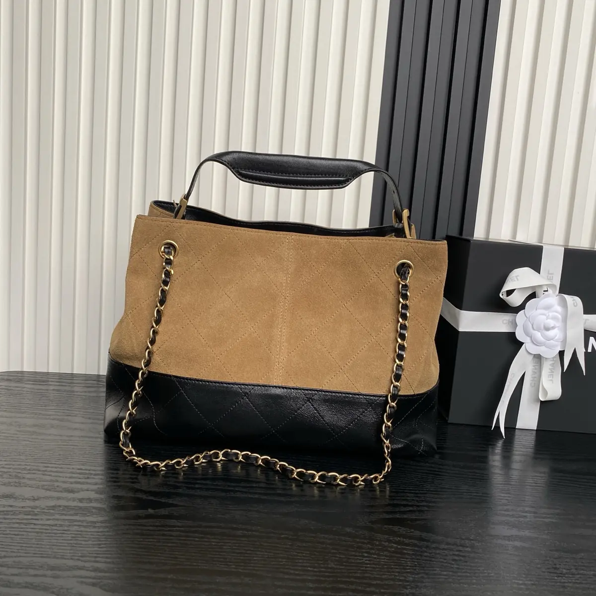 Chanel Style Leather Hobo Bag Lookbook Reference image 2