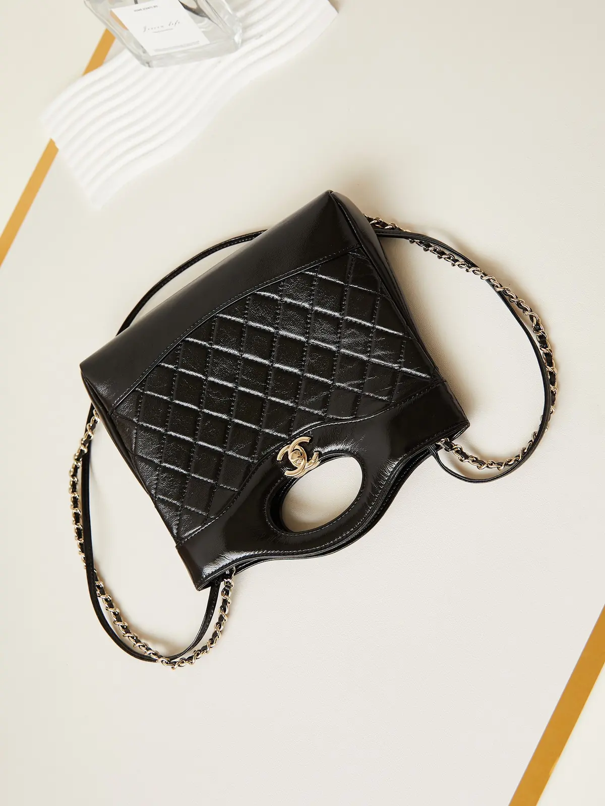 Chanel Style Leather Shoulder Bag Lookbook Reference image 6