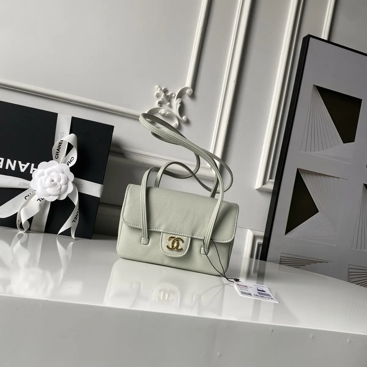 Chanel Style Leather Shoulder Bag Lookbook Reference image 1