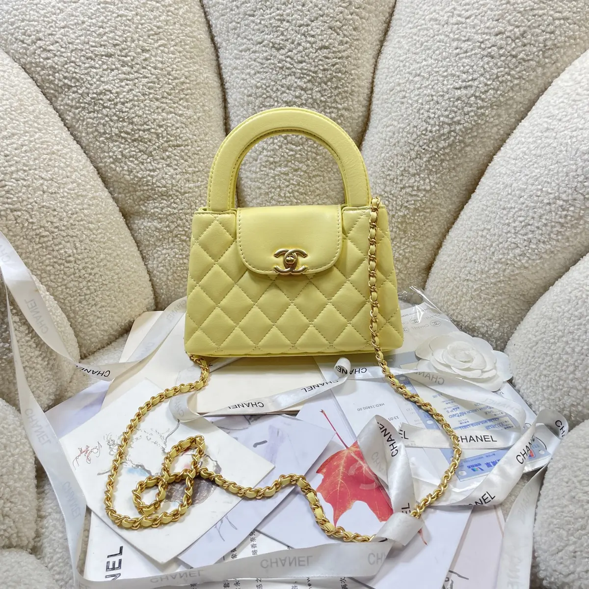 Chanel Style Leather Top Handle Bag Lookbook Reference image 1