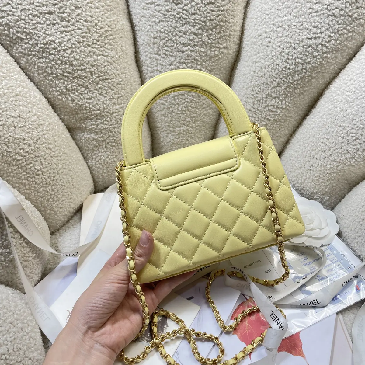 Chanel Style Leather Top Handle Bag Lookbook Reference image 4
