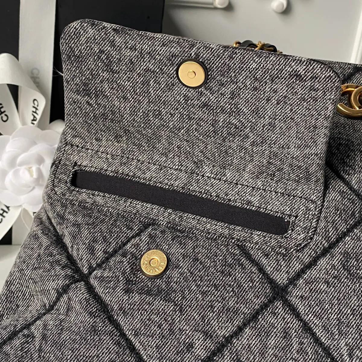 Chanel Style Leather Tote Bag Bags Tote Bag detail image 6 from source 764369