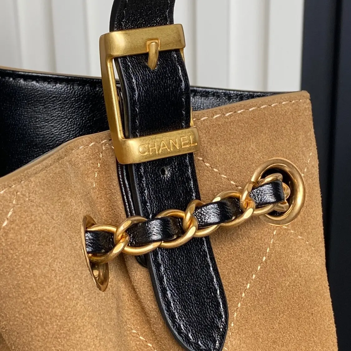 Chanel Style Leather Tote Bag Lookbook Reference image 4