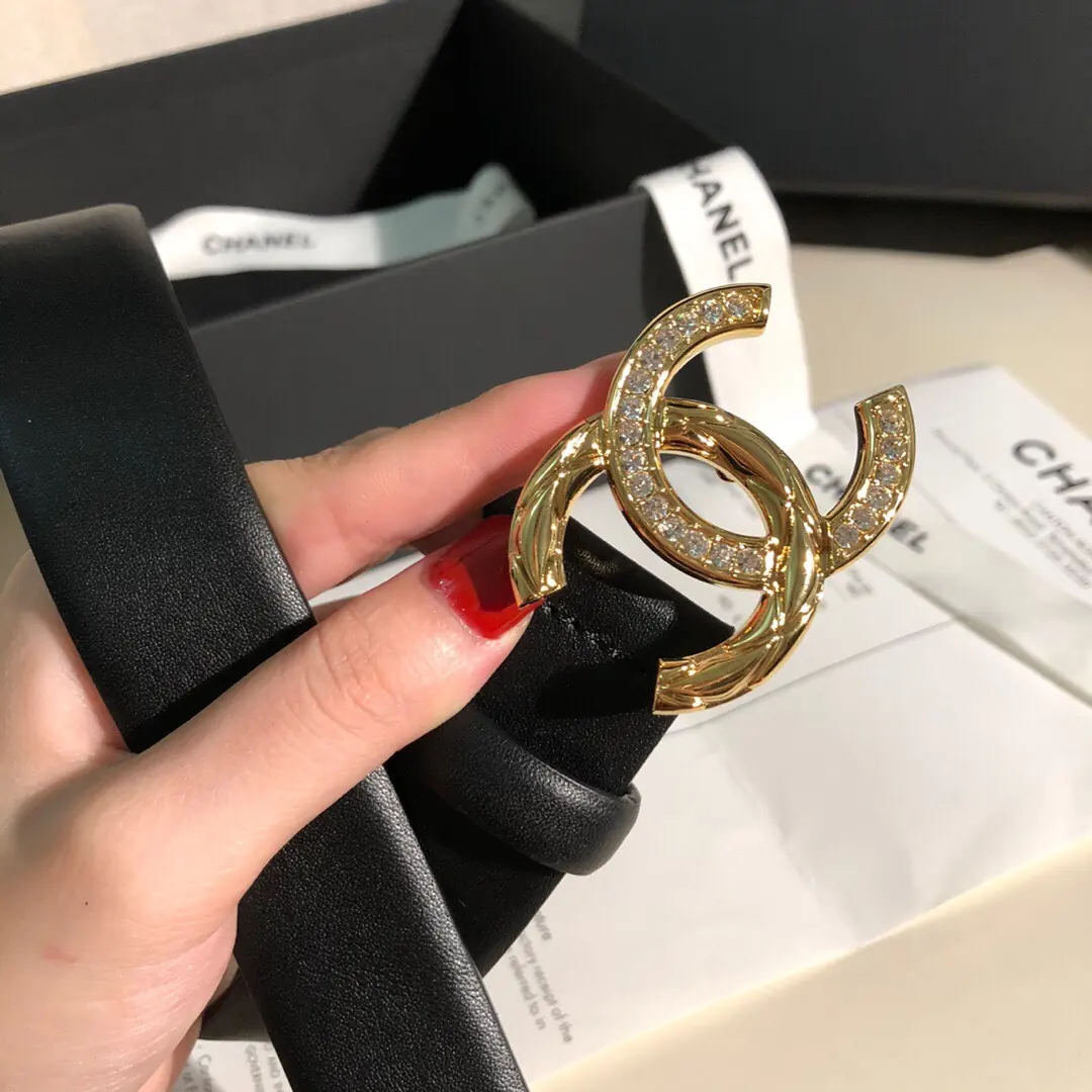 Chanel Style Leather Women's Belts Lookbook Reference image 1
