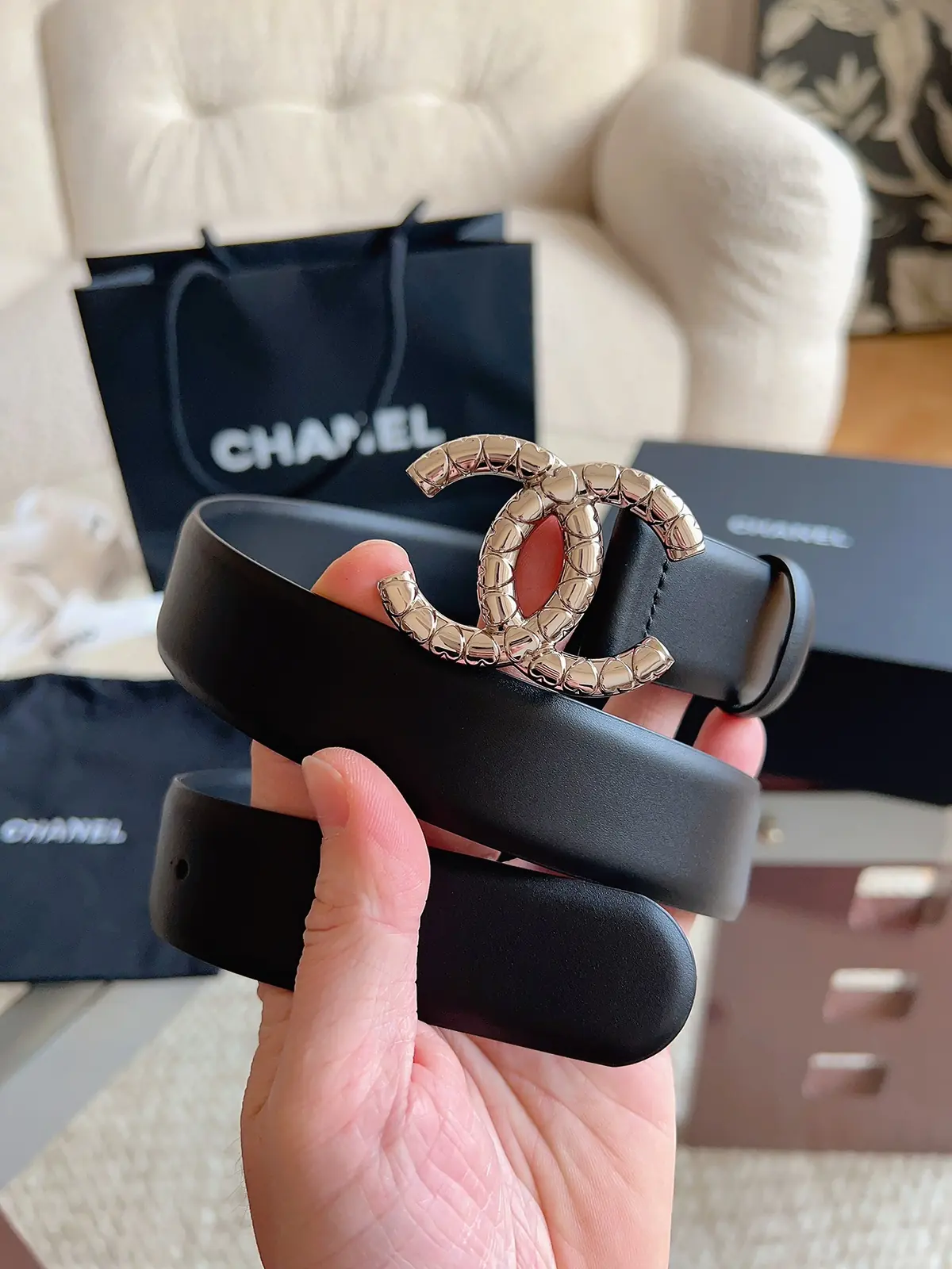 Chanel Style Leather Women's Belts Lookbook Reference image 1