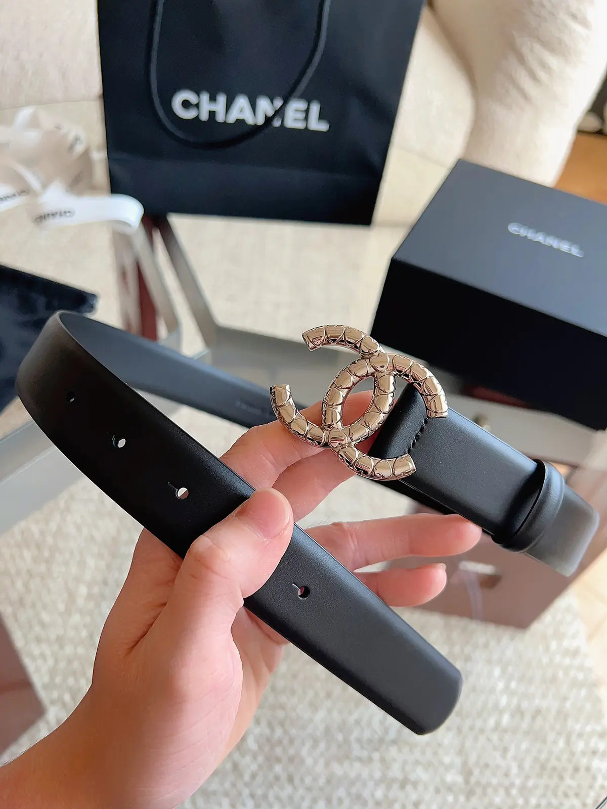 Chanel Style Leather Women's Belts Lookbook Reference image 2