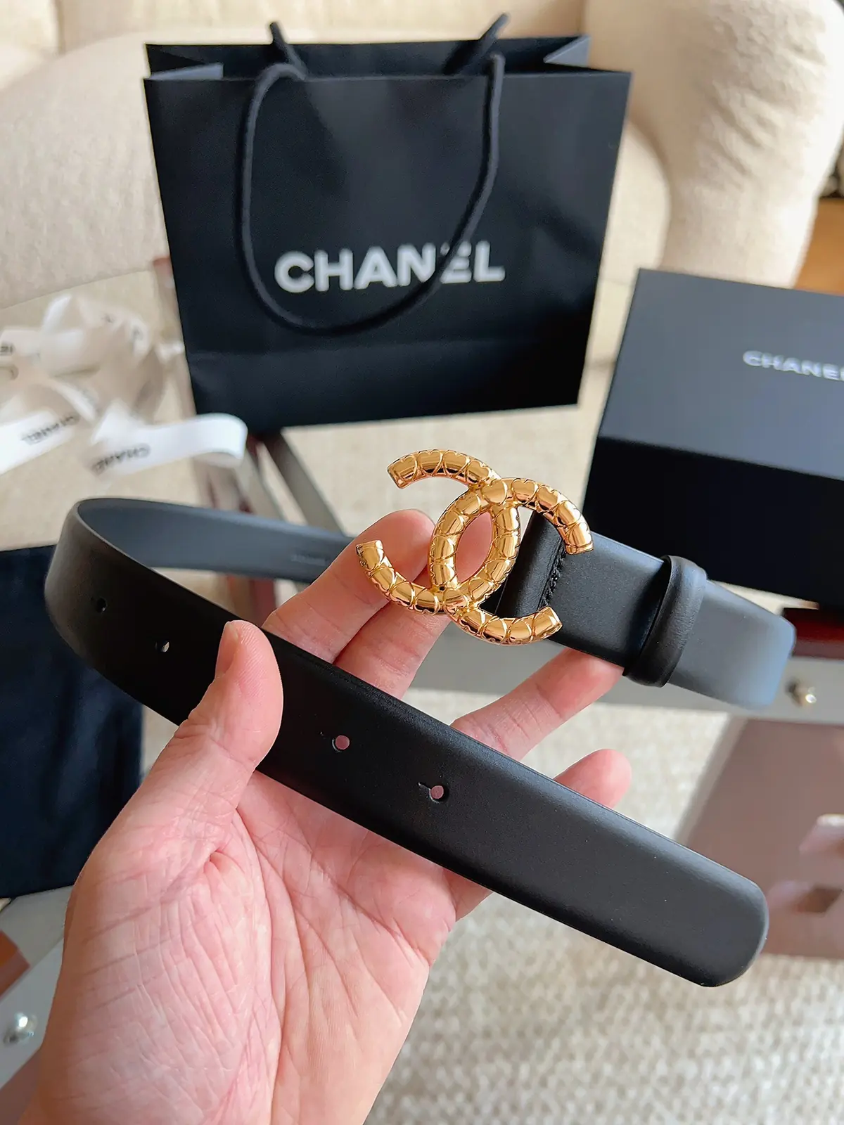 Chanel Style Leather Women's Belts Lookbook Reference image 2