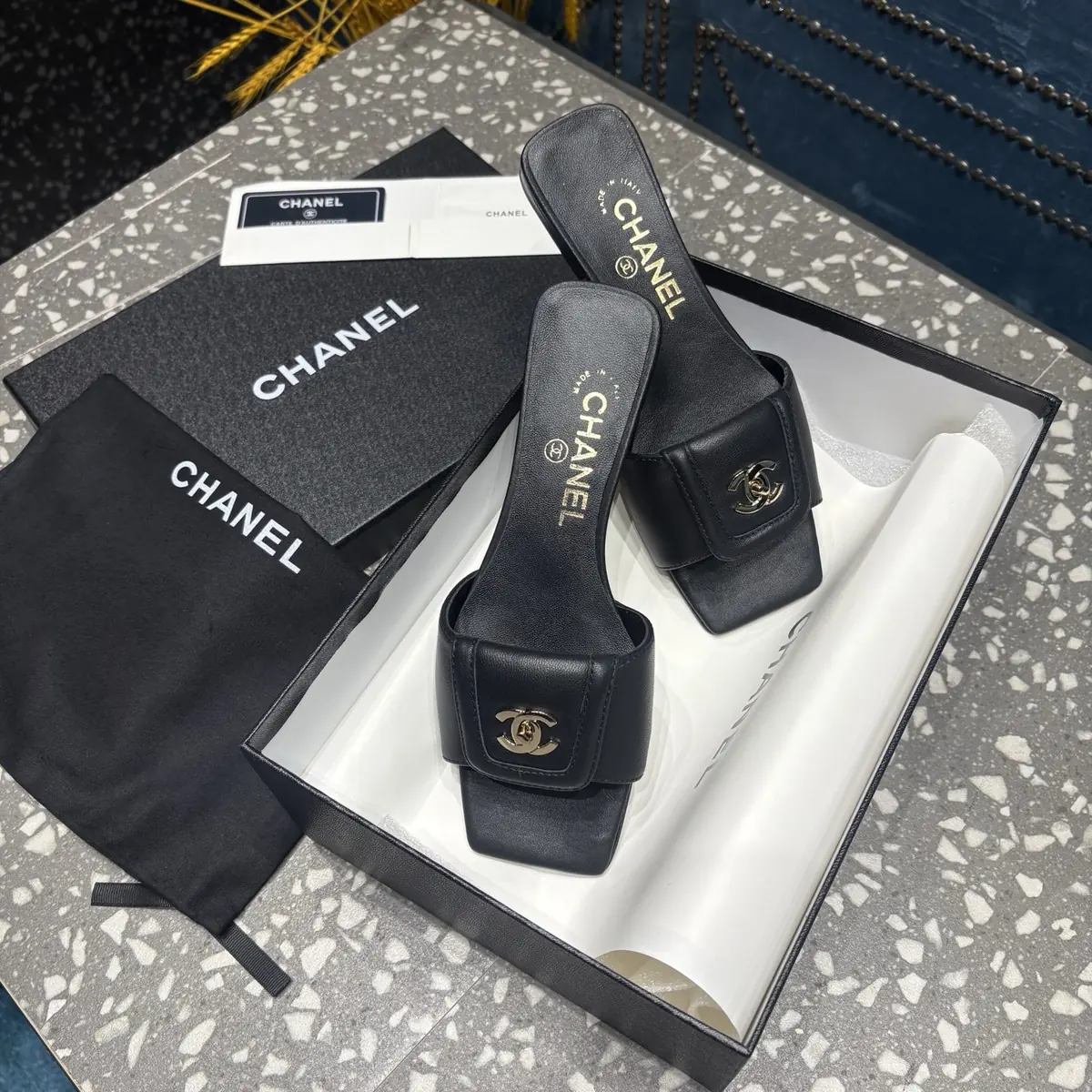Chanel Style Leather Women's Shoes Lookbook Reference image 1