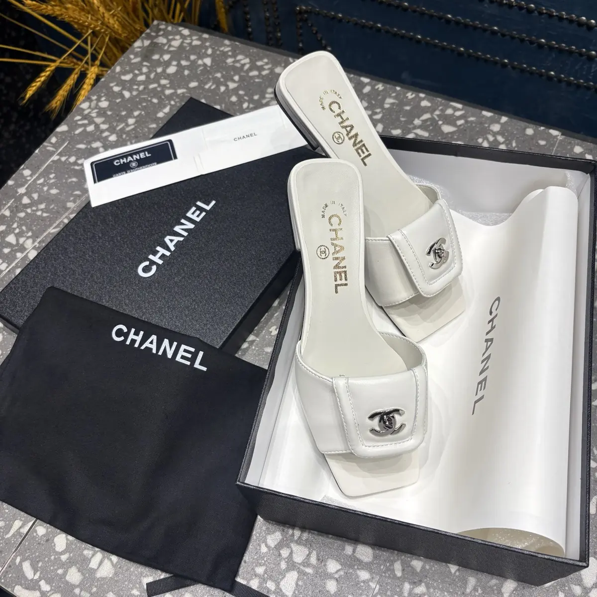 Chanel Style Leather Women's Shoes Lookbook Reference image 1