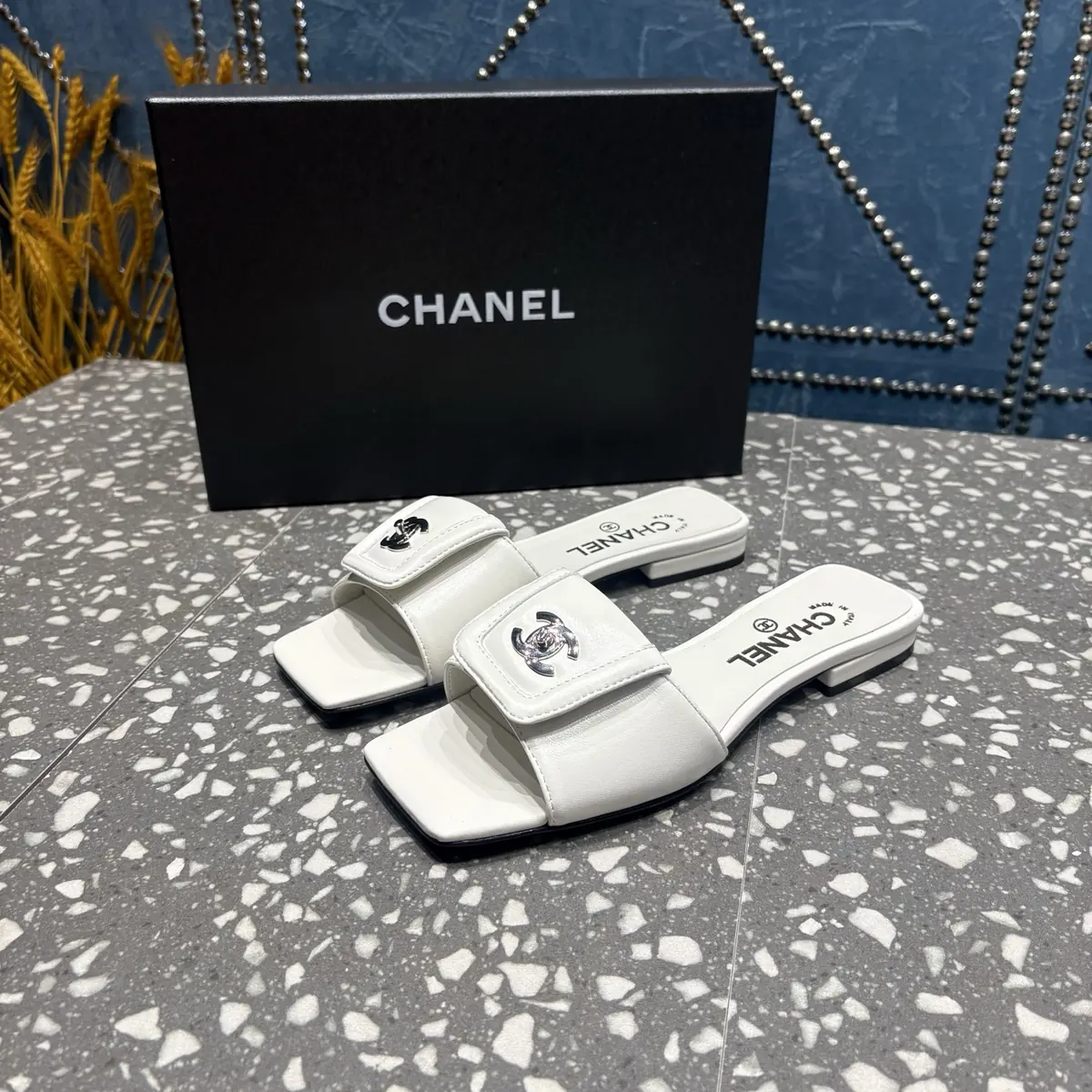 Chanel Style Leather Women's Shoes Lookbook Reference image 4