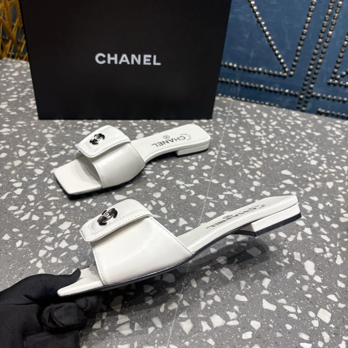 Chanel Style Leather Women's Shoes Lookbook Reference image 5