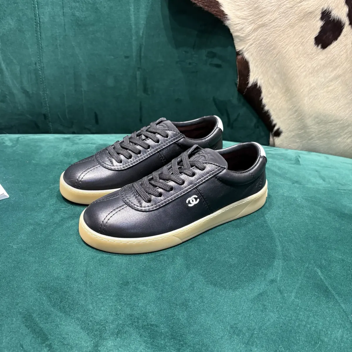 Chanel Style Leather Women's Shoes Lookbook Reference image 3