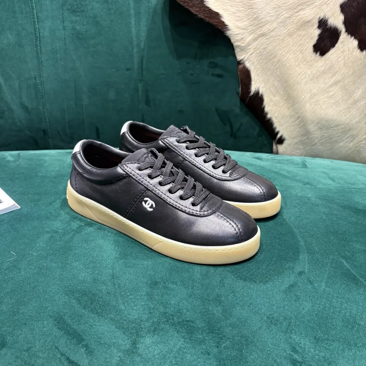 Chanel Style Leather Women's Shoes Lookbook Reference image 4