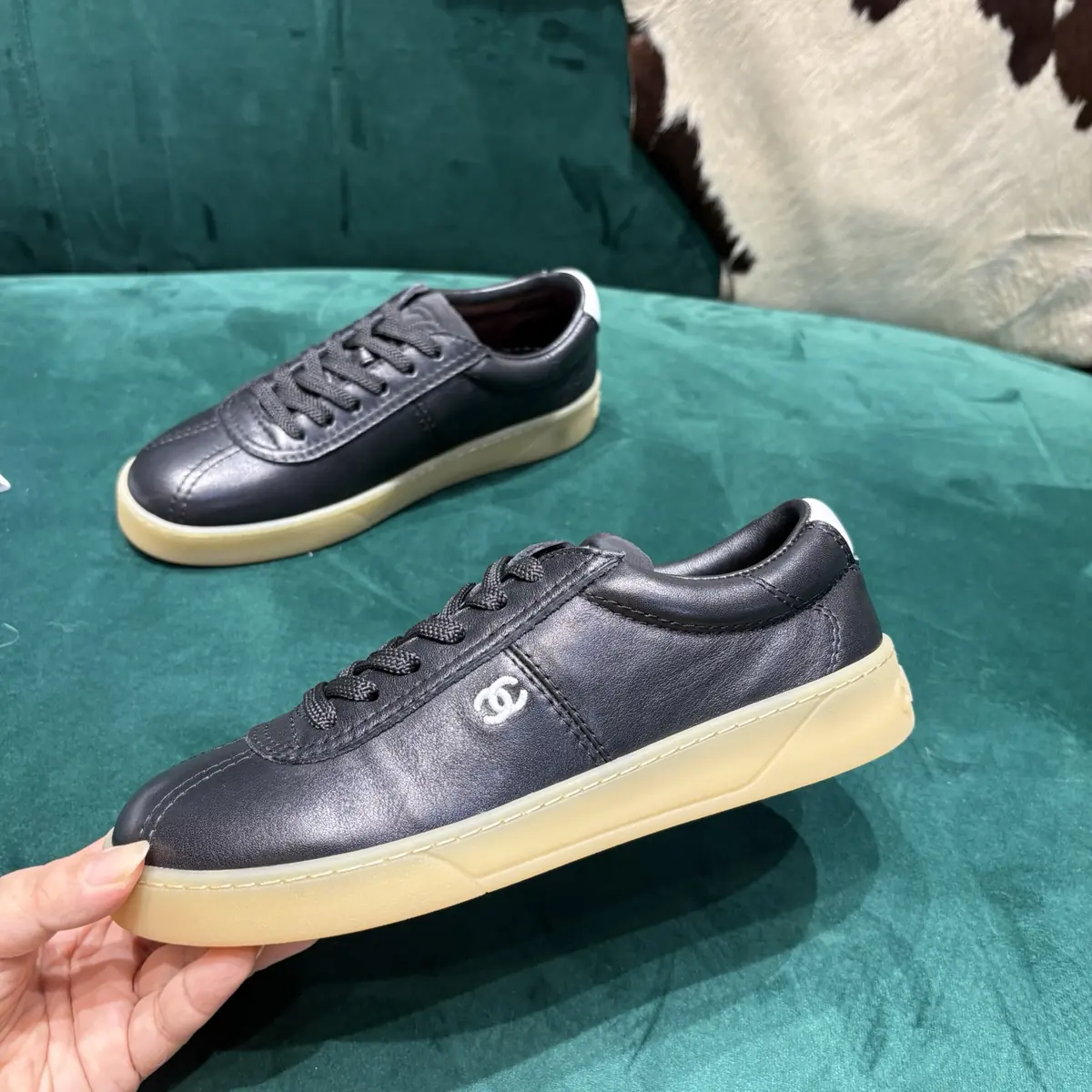 Chanel Style Leather Women's Shoes Lookbook Reference image 5