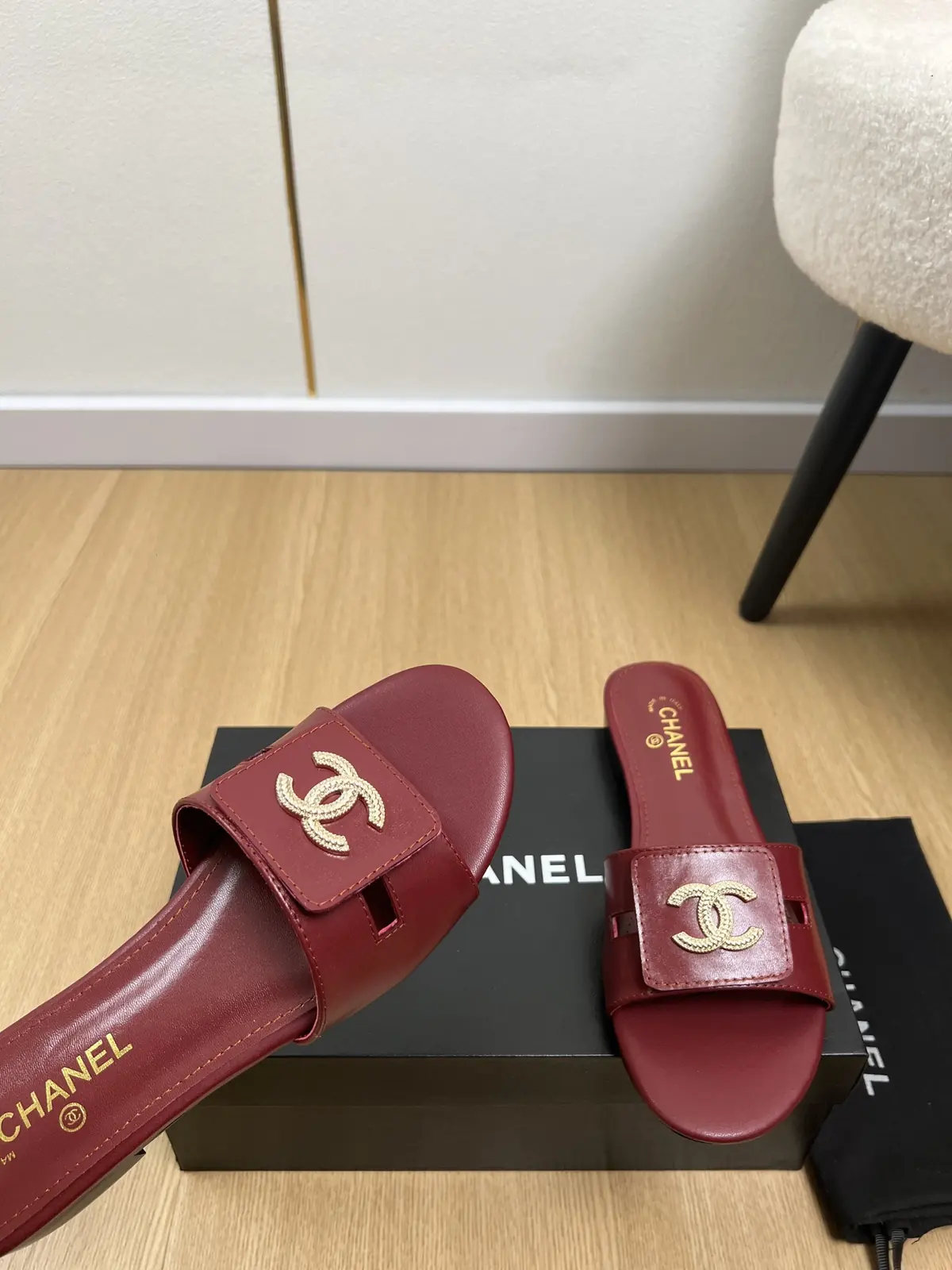 Chanel Style Leather Women's Shoes Lookbook Reference image 5